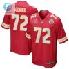 Chukwuebuka Godrick 72 Kansas City Chiefs 2023 Playoffs Patch Game Men Jersey Red stylepulseusa 1