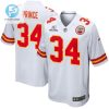 Deneric Prince 34 Kansas City Chiefs 2023 Playoffs Patch Game Men Jersey White stylepulseusa 1