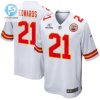 Mike Edwards 21 Kansas City Chiefs 2023 Playoffs Patch Game Men Jersey White stylepulseusa 1