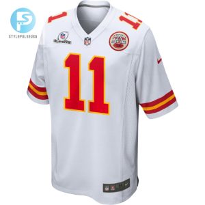 Marquez Valdesscantling 11 Kansas City Chiefs 2023 Playoffs Patch Game Men Jersey White stylepulseusa 1 2