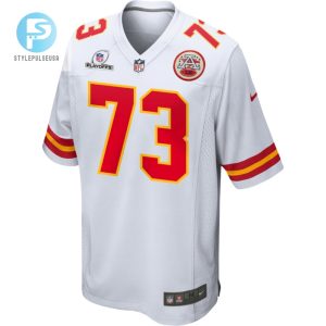 Nick Allegretti 73 Kansas City Chiefs 2023 Playoffs Patch Game Men Jersey White stylepulseusa 1 2