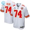 Jawaan Taylor 74 Kansas City Chiefs 2023 Playoffs Patch Game Men Jersey White stylepulseusa 1