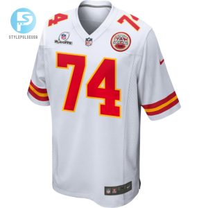 Jawaan Taylor 74 Kansas City Chiefs 2023 Playoffs Patch Game Men Jersey White stylepulseusa 1 2