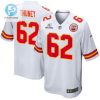 Joe Thuney 62 Kansas City Chiefs 2023 Playoffs Patch Game Men Jersey White stylepulseusa 1