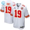 Kadarius Toney 19 Kansas City Chiefs 2023 Playoffs Patch Game Men Jersey White stylepulseusa 1