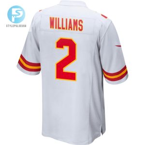 Joshua Williams 2 Kansas City Chiefs 2024 Divisional Patch Game Men Jersey White stylepulseusa 1 2