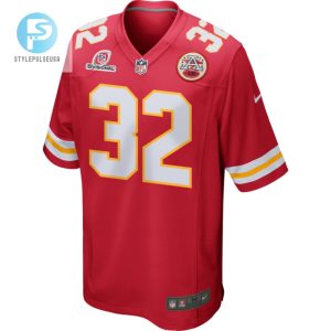 Nick Bolton 32 Kansas City Chiefs 2024 Divisional Patch Game Men Jersey Red stylepulseusa 1 1