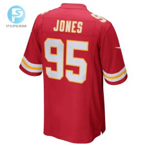 Chris Jones 95 Kansas City Chiefs 2024 Pro Bowl Patch Game Men Jersey Red stylepulseusa 1 2