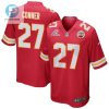 Chamarri Conner 27 Kansas City Chiefs 2024 Divisional Patch Game Men Jersey Red stylepulseusa 1