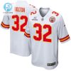 Nick Bolton 32 Kansas City Chiefs 2024 Divisional Patch Game Men Jersey White stylepulseusa 1