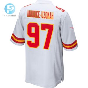 Felix Anudikeuzomah 97 Kansas City Chiefs 2024 Divisional Patch Game Men Jersey White stylepulseusa 1 2