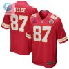 Travis Kelce 87 Kansas City Chiefs 2024 Pro Bowl Patch Game Men Jersey Red stylepulseusa 1