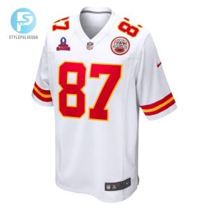 Travis Kelce 87 Kansas City Chiefs 2024 Pro Bowl Patch Game Men Jersey White stylepulseusa 1 1