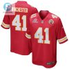 James Winchester 41 Kansas City Chiefs 2024 Divisional Patch Game Men Jersey Red stylepulseusa 1