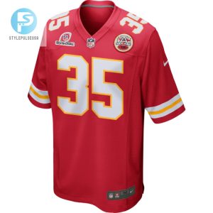 Jaylen Watson 35 Kansas City Chiefs 2024 Divisional Patch Game Men Jersey Red stylepulseusa 1 1