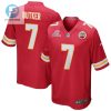 Harrison Butker 7 Kansas City Chiefs 2024 Divisional Patch Game Men Jersey Red stylepulseusa 1