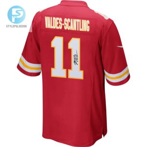 Marquez Valdesscantling 11 Signed Kansas City Chiefs Super Bowl Lviii Game Men Jersey Red stylepulseusa 1 2