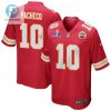 Isiah Pacheco 10 Signed Kansas City Chiefs Super Bowl Lviii Game Men Jersey Red stylepulseusa 1