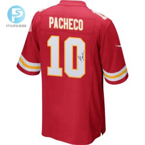 Isiah Pacheco 10 Signed Kansas City Chiefs Super Bowl Lviii Game Men Jersey Red stylepulseusa 1 2