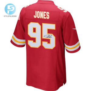 Chris Jones 95 Signed Kansas City Chiefs Super Bowl Lviii Game Men Jersey Red stylepulseusa 1 2