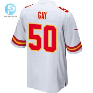 Willie Gay 50 Kansas City Chiefs Super Bowl Lviii Patch Game Men Jersey White stylepulseusa 1 2