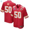 Willie Gay 50 Kansas City Chiefs Super Bowl Lviii Patch Game Men Jersey Red stylepulseusa 1