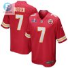 Harrison Butker 7 Kansas City Chiefs Super Bowl Lviii Patch Game Men Jersey Red stylepulseusa 1