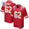 Joe Thuney 62 Kansas City Chiefs Super Bowl Lviii Patch Game Men Jersey Red stylepulseusa 1