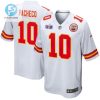 Isiah Pacheco 10 Kansas City Chiefs Super Bowl Lviii Patch Game Men Jersey White stylepulseusa 1