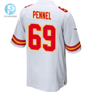 Mike Pennel 69 Kansas City Chiefs Super Bowl Lviii Patch Game Men Jersey White stylepulseusa 1 2