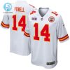 Cornell Powell 14 Kansas City Chiefs Super Bowl Lviii Patch Game Men Jersey White stylepulseusa 1