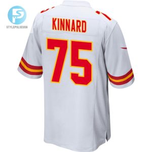 Darian Kinnard 75 Kansas City Chiefs Super Bowl Lviii Patch Game Men Jersey White stylepulseusa 1 2