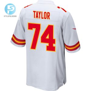 Jawaan Taylor 74 Kansas City Chiefs Super Bowl Lviii Patch Game Men Jersey White stylepulseusa 1 2