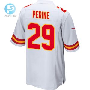 Lamical Perine 29 Kansas City Chiefs Super Bowl Lviii Patch Game Men Jersey White stylepulseusa 1 2