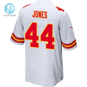 Cam Jones 44 Kansas City Chiefs Super Bowl Lviii Patch Game Men Jersey White stylepulseusa 1 2