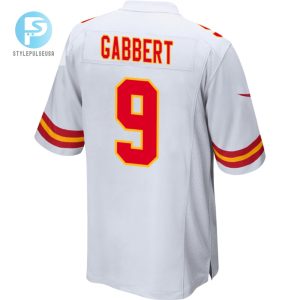 Blaine Gabbert 9 Kansas City Chiefs Super Bowl Lviii Patch Game Men Jersey White stylepulseusa 1 2