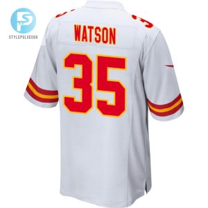 Jaylen Watson 35 Kansas City Chiefs Super Bowl Lviii Patch Game Men Jersey White stylepulseusa 1 2