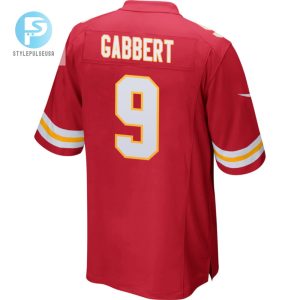 Blaine Gabbert 9 Kansas City Chiefs Super Bowl Lviii Patch Game Men Jersey Red stylepulseusa 1 2