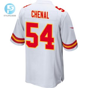 Leo Chenal 54 Kansas City Chiefs Super Bowl Lviii Patch Game Men Jersey White stylepulseusa 1 2