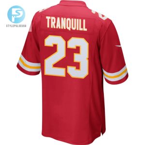 Drue Tranquill 23 Kansas City Chiefs Super Bowl Lviii Patch Game Men Jersey Red stylepulseusa 1 2