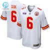 Bryan Cook 6 Kansas City Chiefs Super Bowl Lviii Patch Game Men Jersey White stylepulseusa 1