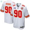 Charles Omenihu 90 Kansas City Chiefs Super Bowl Lviii Patch Game Men Jersey White stylepulseusa 1