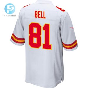 Blake Bell 81 Kansas City Chiefs Super Bowl Lviii Patch Game Men Jersey White stylepulseusa 1 2