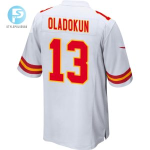 Chris Oladokun 13 Kansas City Chiefs Super Bowl Lviii Patch Game Men Jersey White stylepulseusa 1 2