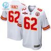 Joe Thuney 62 Kansas City Chiefs Afc Champions Patch Game Men Jersey White stylepulseusa 1