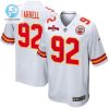 Neil Farrell 92 Kansas City Chiefs Afc Champions Patch Game Men Jersey White stylepulseusa 1