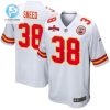 Ljarius Sneed 38 Kansas City Chiefs Afc Champions Patch Game Men Jersey White stylepulseusa 1