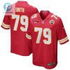 Donovan Smith 79 Kansas City Chiefs Afc Champions Patch Game Men Jersey Red stylepulseusa 1