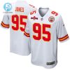 Chris Jones 95 Kansas City Chiefs Afc Champions Patch Game Men Jersey White stylepulseusa 1