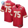 Darian Kinnard 75 Kansas City Chiefs Afc Champions Patch Game Men Jersey Red stylepulseusa 1